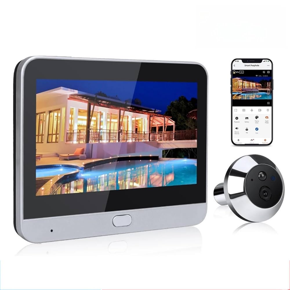 Dazzixインターフォン ワイヤレス 工事不要 4.3インチワイヤレス