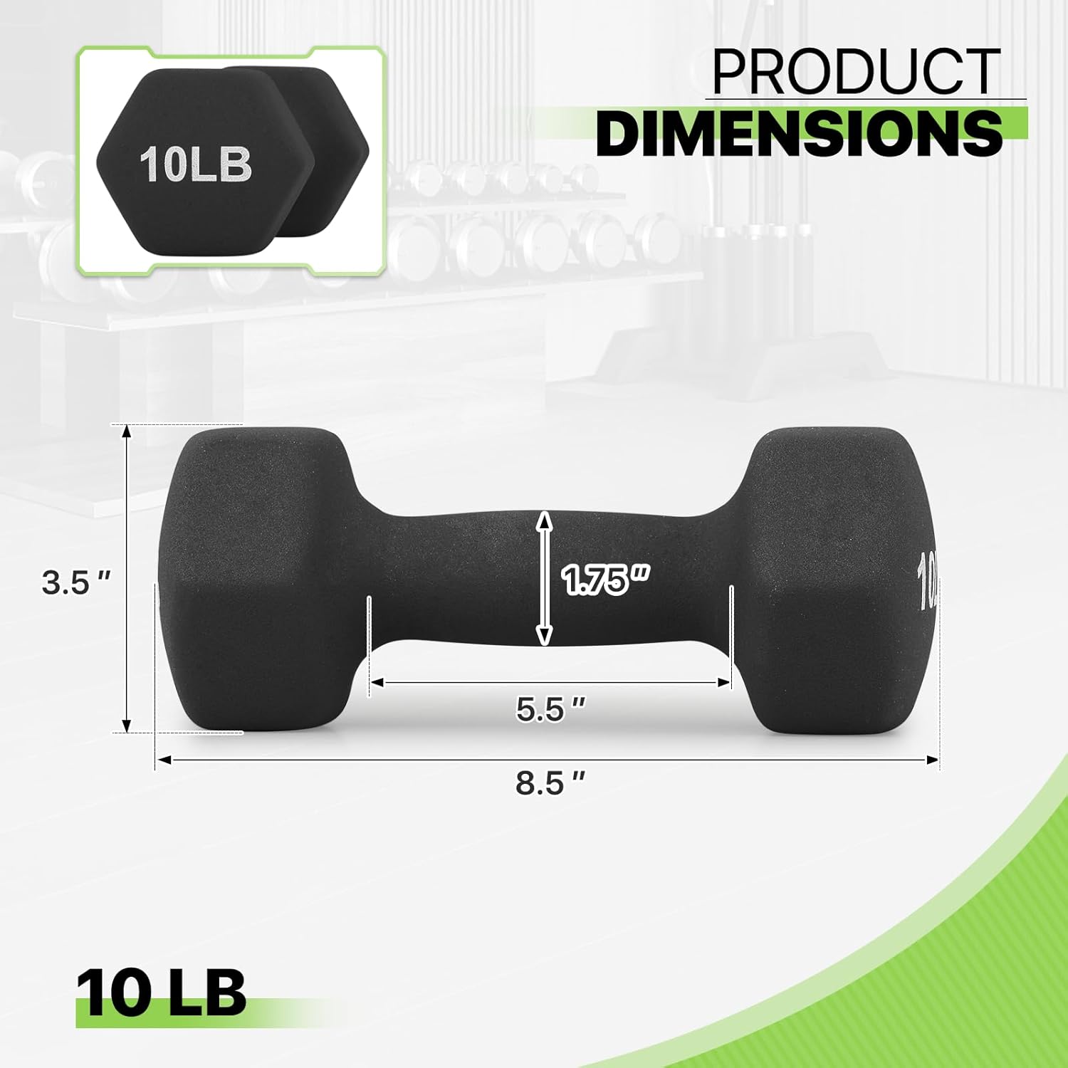 Elevate Your Fitness: Review of Neoprene Coated Dumbbell Hand Weights Set