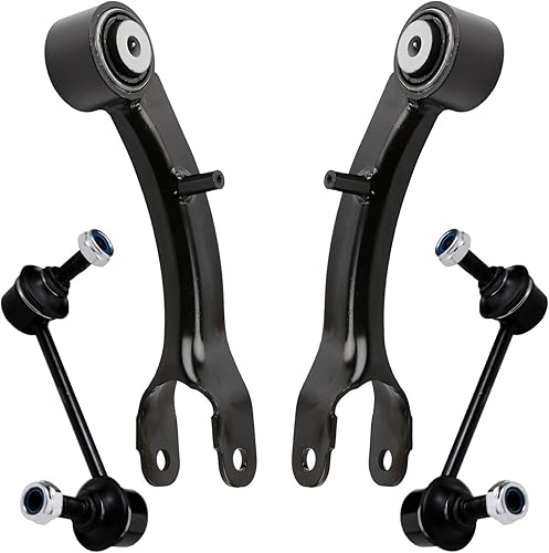 Miniatura 68 de Detroit Axle - Kit de brazos de control delanteros de 4 piezas para Nissan Cube 2009-2014, Nissan Versa 2007-2012 2 brazos de control inferiores con