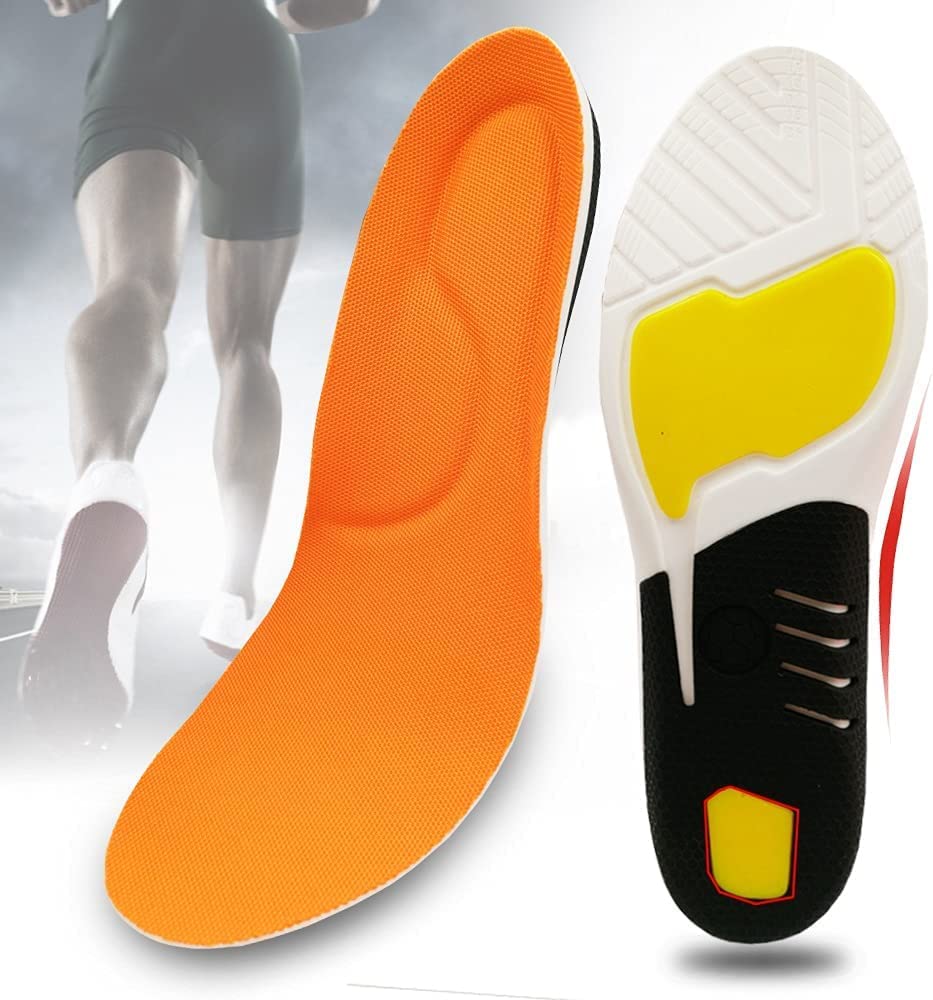 Plantilla Deportiva de Silicona ortopédica for el Cuidado de los pies, Zapatos, Suela, Dolor de talón, Fascitis Plantar, Almohadillas de absorción de Impacto (Color : 2 Pairs, Size : S EU 35-40)