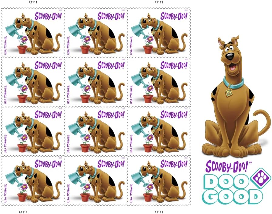 Scooby-Doo! Forever Stamp by USPS (2 Sheets)