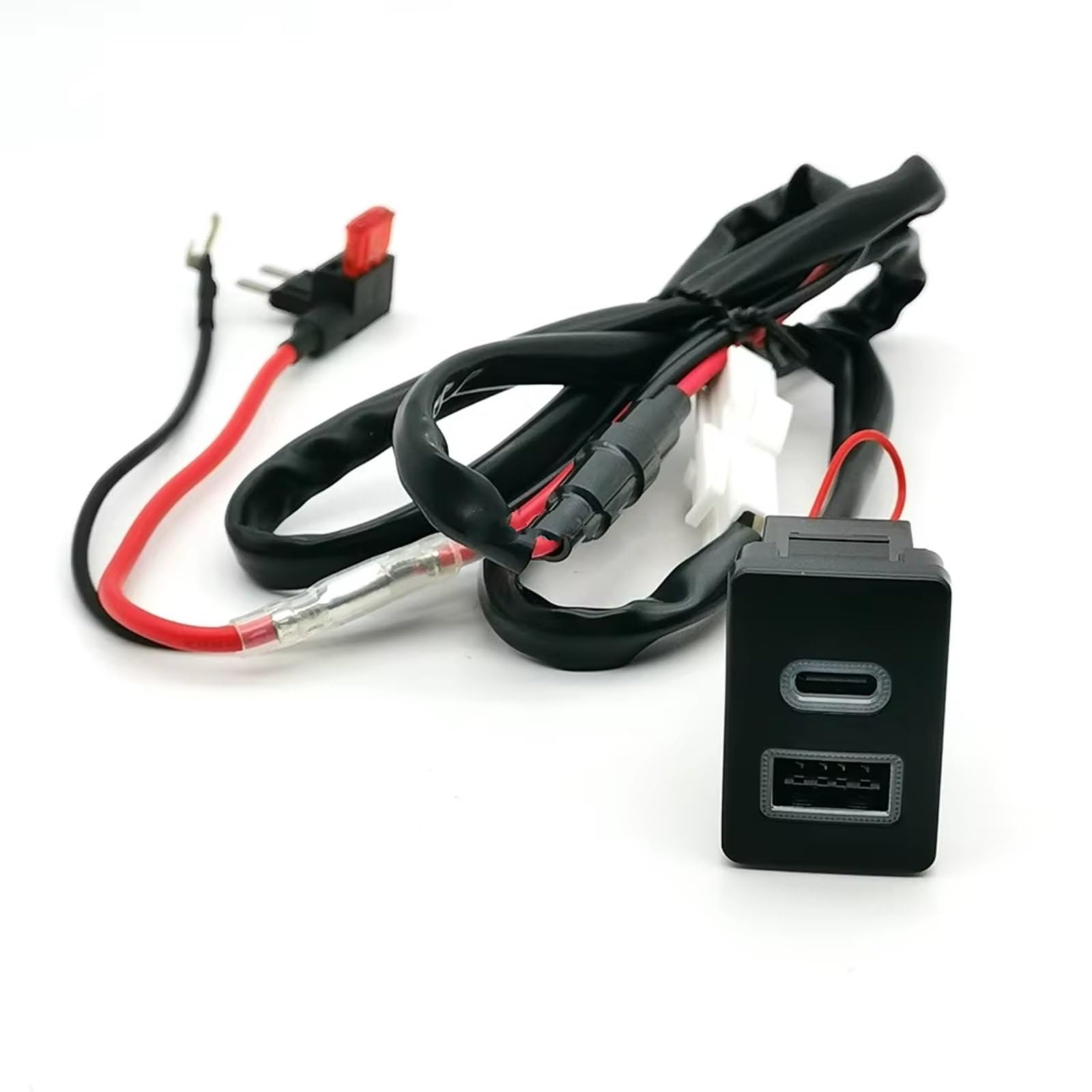 Console Centrale Porta USB Compatibile Con Suzuki Per Jimny 2019-2023 Auto Per Caricabatterie Doppio Presa Interfaccia Ricarica Telefono Di Tipo C Adattatore Presa USB