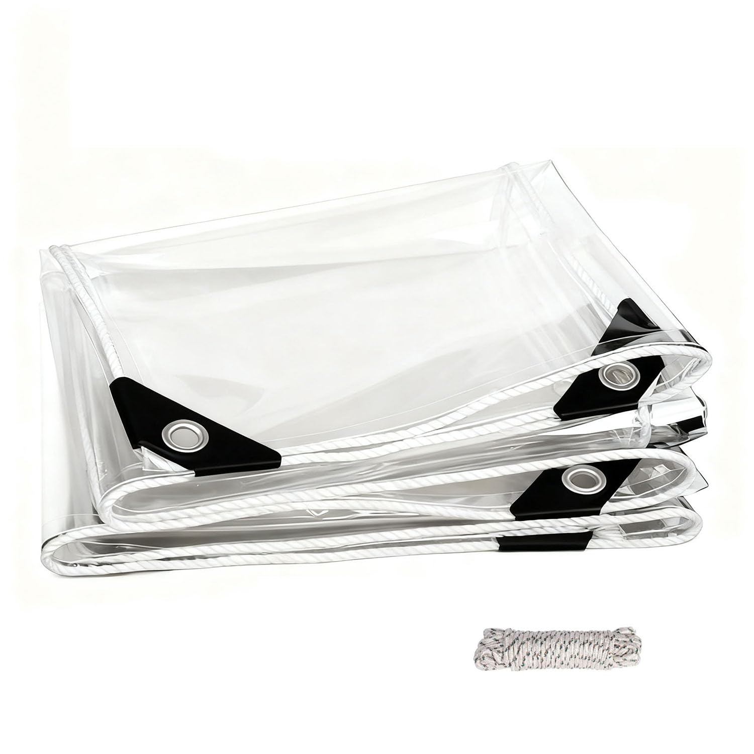 Lona de PVC transparente para jardín y estancias acuáticas toldo exterior plegable
