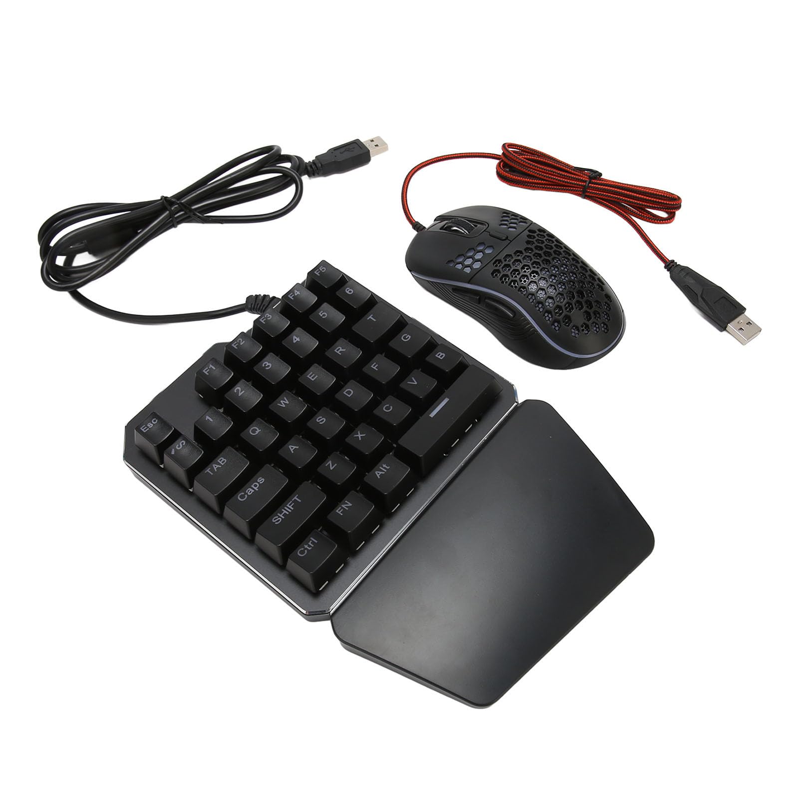 Goshyda Set di Convertitori Programmabili per Tastiera e Mouse Cablati, Tastiera da Gioco e Adattatore per Mouse Combinati per 360 One Series X S, modalità Burst con Interruttore a un Tasto