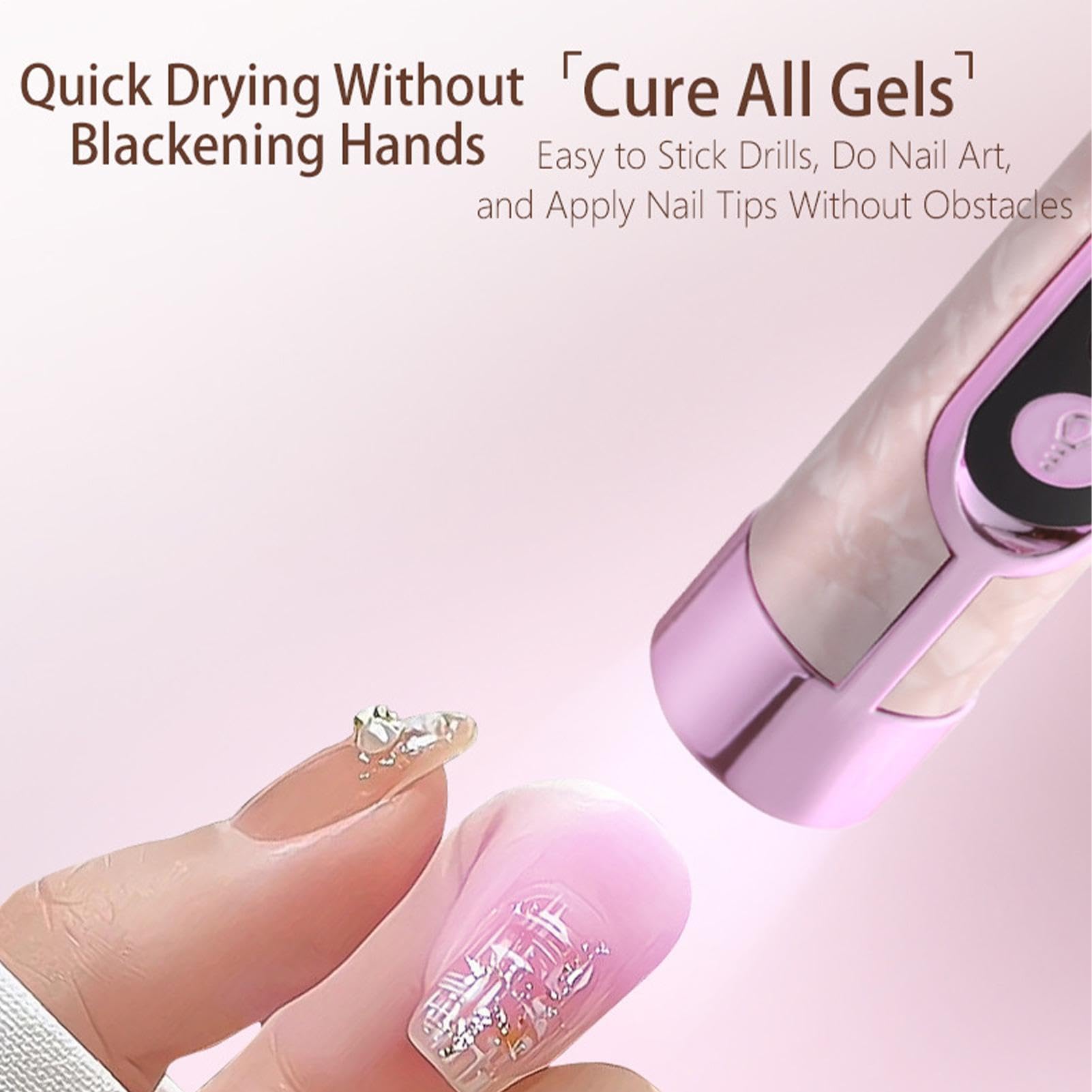 Trapano per Unghie Elettrico Velocità Regolabile e Silenzioso | Kit di Precisione per Unghie per Manicure, Pedicure, Limatura e Lucidatura