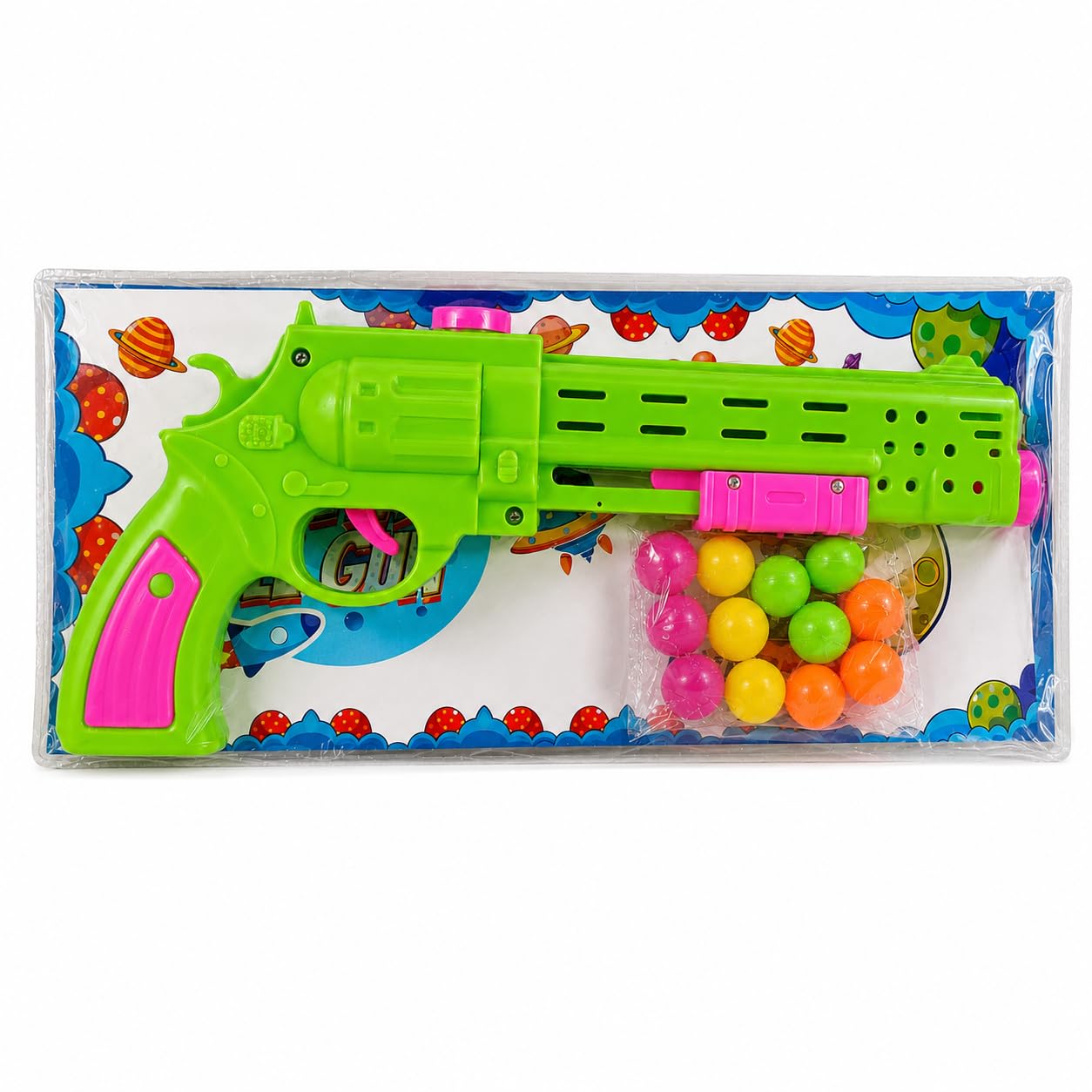 Ball Shooting Toy Gun with Color Balls for Kids Load and Shoot Action Play Toy Indoor Outdoor Fun Game Set Multicolor Plastic Toy Blaster for Boys Girls Birthday Return Gift-image-17
