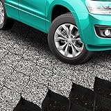 LSMKKA Kiesgitter Auffahrt Kiesgitter, Durchlässiges Geogitter Bodenstabilisierungsgitter/Anti-Verformungs-Pflaster-Stabilisator, Für Außenterrassenweg-Schrägwand