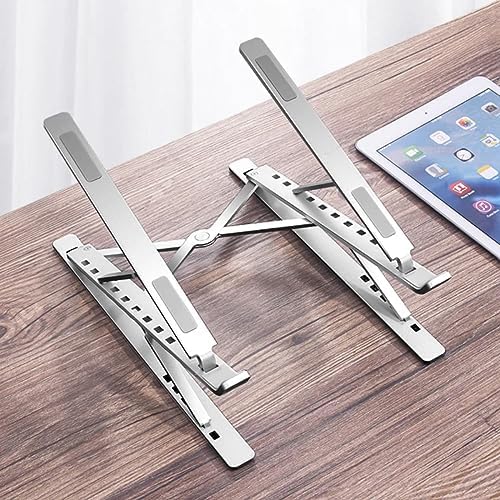 5DM-Ayarlanabilir Dizüstü Destek Tabanı Tamamen Katlanabilir Taşınabilir Laptop Yükseltici - Görsel 1