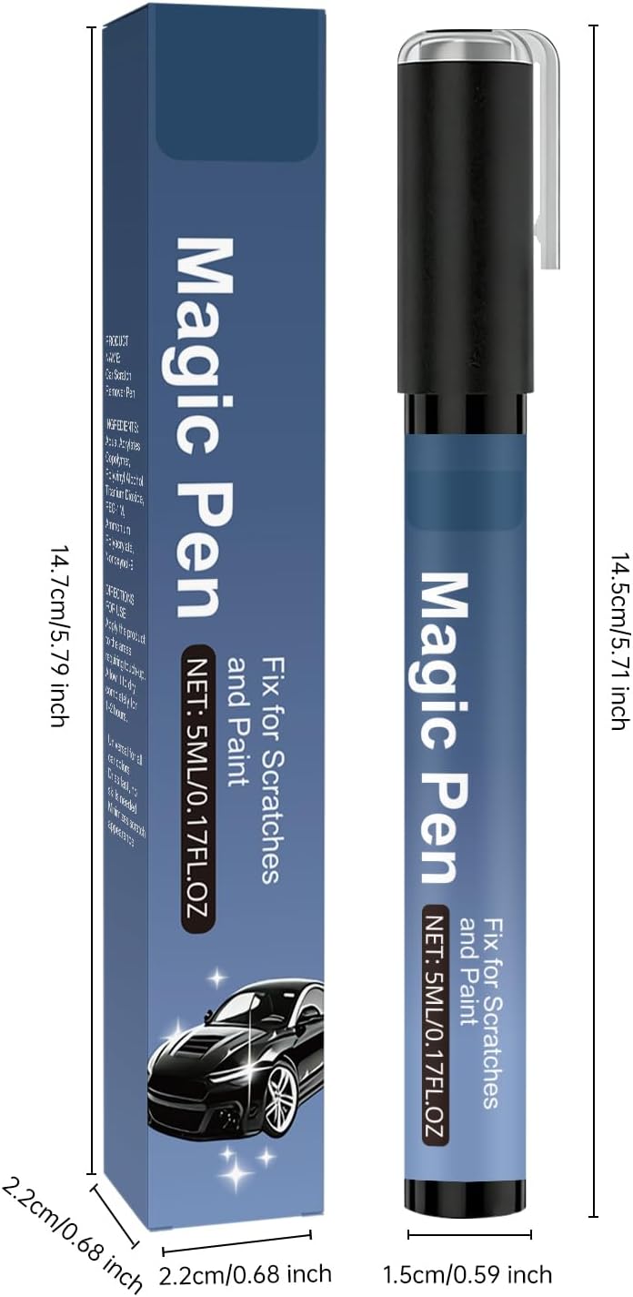3PCS Magic Car Scratch Remover Pen, Car Paint Scratch Repair Pen, All Cars Magic Pen,Lightweight and Fast,Long-Lasting