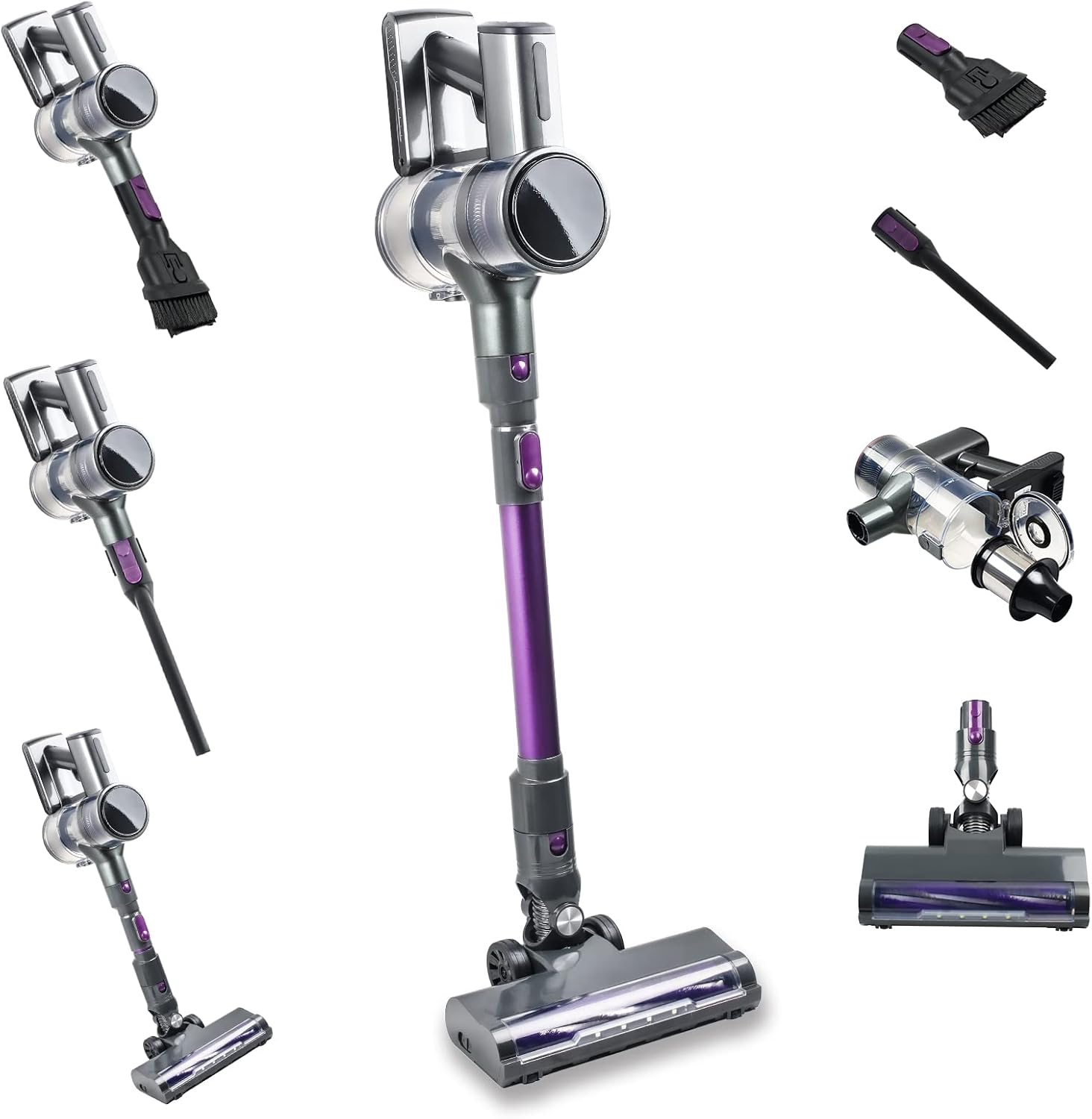Cordless Vacuum Cleaner, 85AW Brushless Motor Deep Cleaner