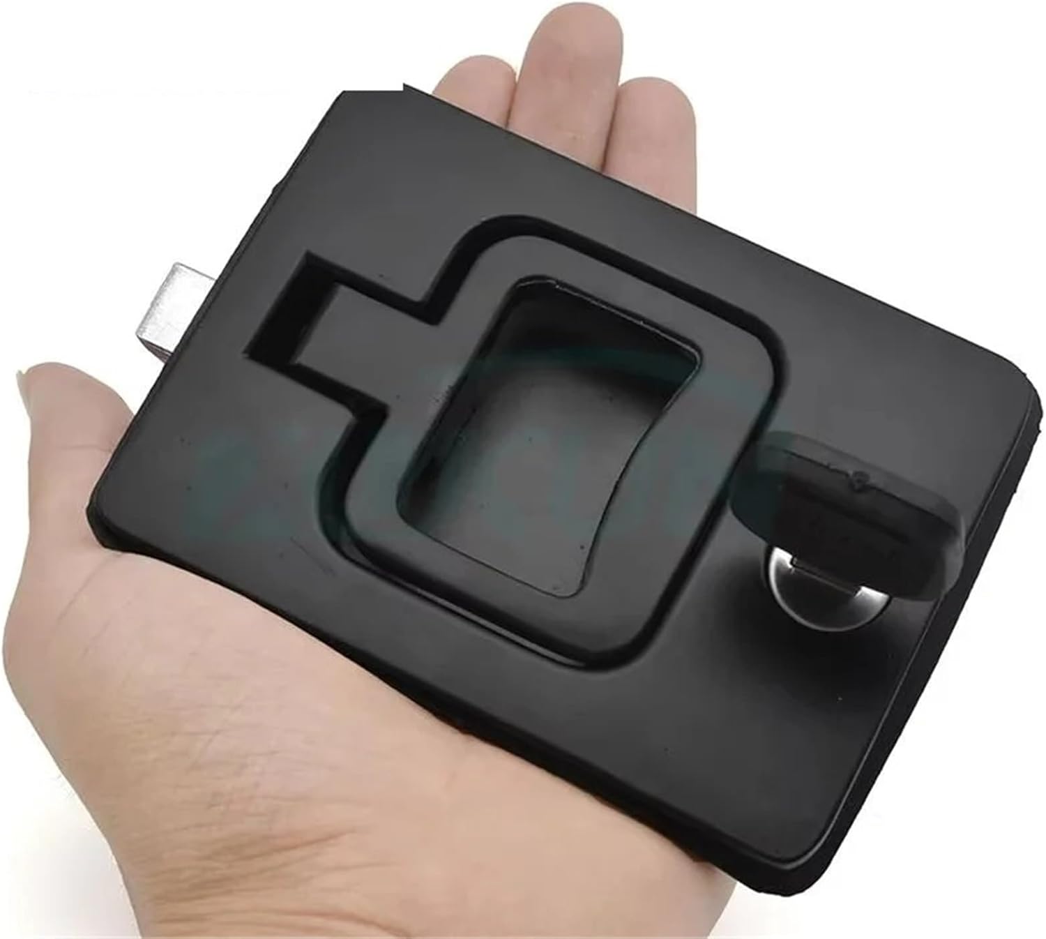 XK117 Black Zinc Alloy Industrial Cabinet Hardware Truck Toolbox Door Panel Paddle Lock 1Pcs