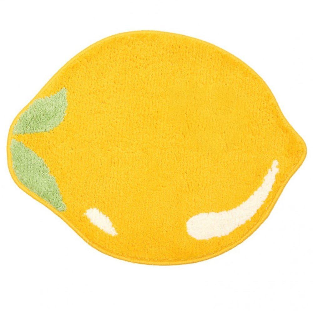 Tapis de salle de bain absorbant et mignon style fruits déco