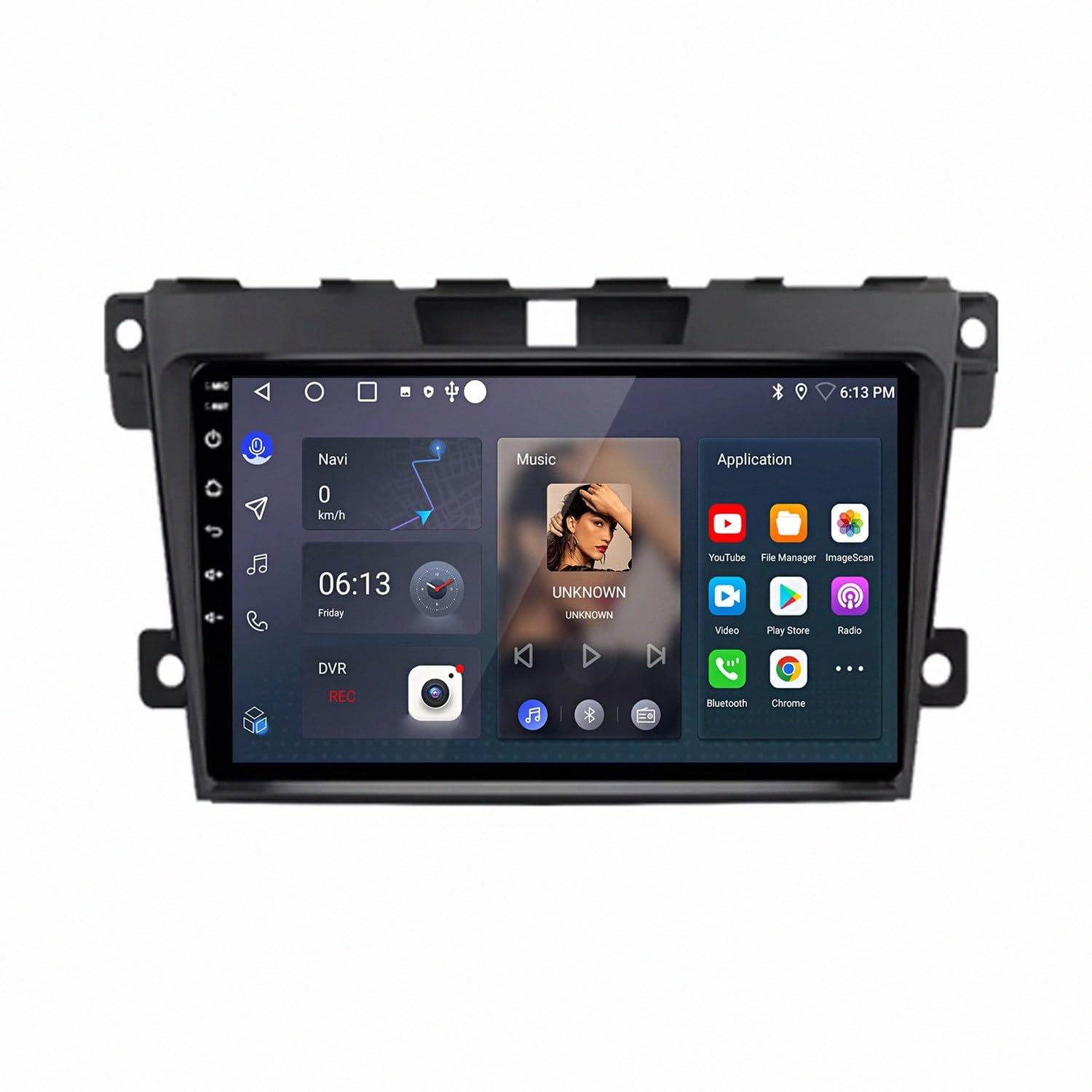 Navegación GPS para Mazda CX-7 con Bluetooth y USB para renovar la radio original 8