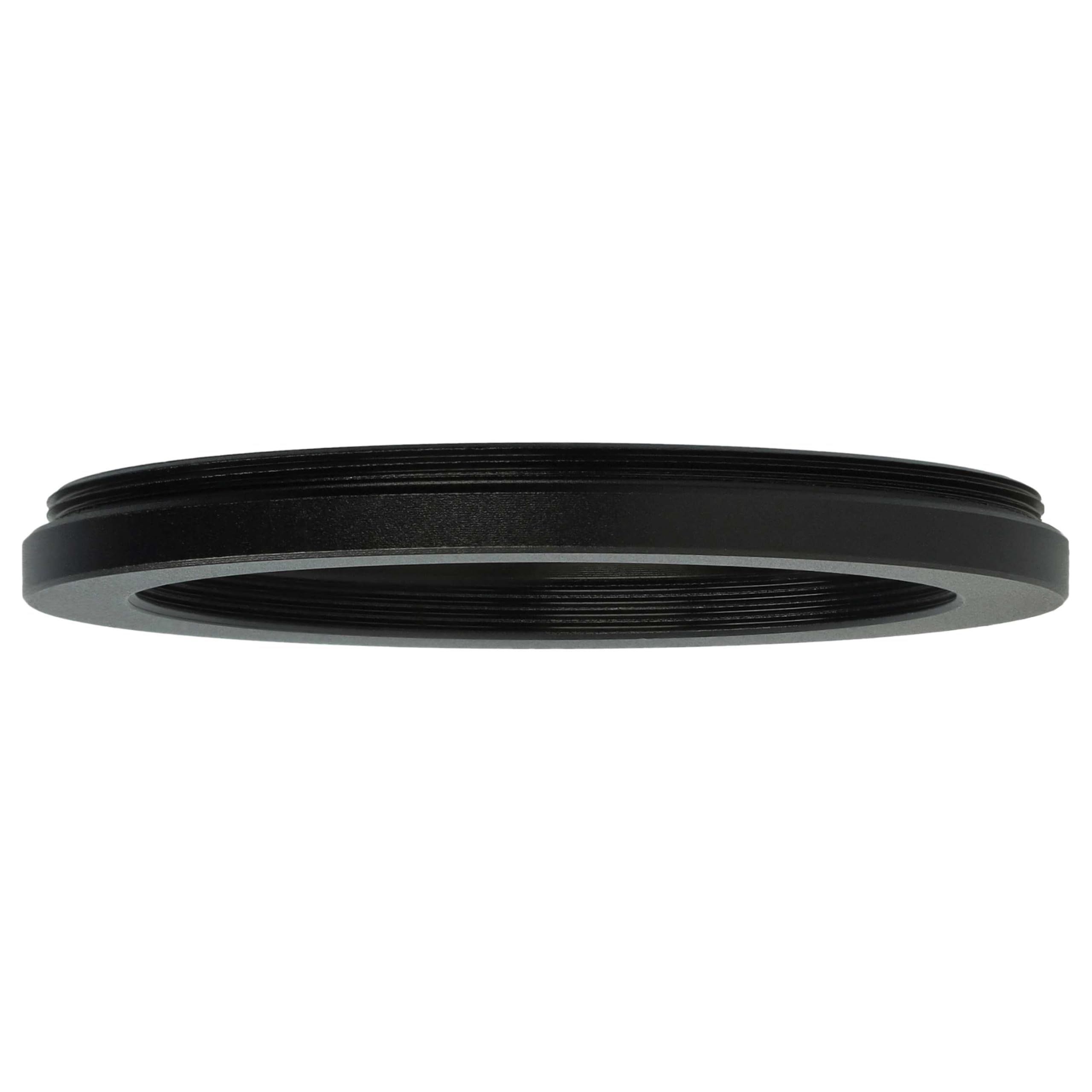 vhbw pierścień adaptera step-down 58 mm do 48 mm do aparatu - adapter filtra, czarny metal