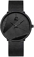 Relógio Masculino "Innovator" em Aço Inoxidável 316L com Visor 40mm, Movimento Quartz e Pulseira Ajustável – Minimalista, Moderno e Sofisticado