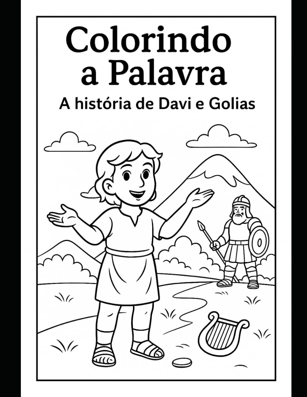 Colorindo a palavra: História de Davi e Golias