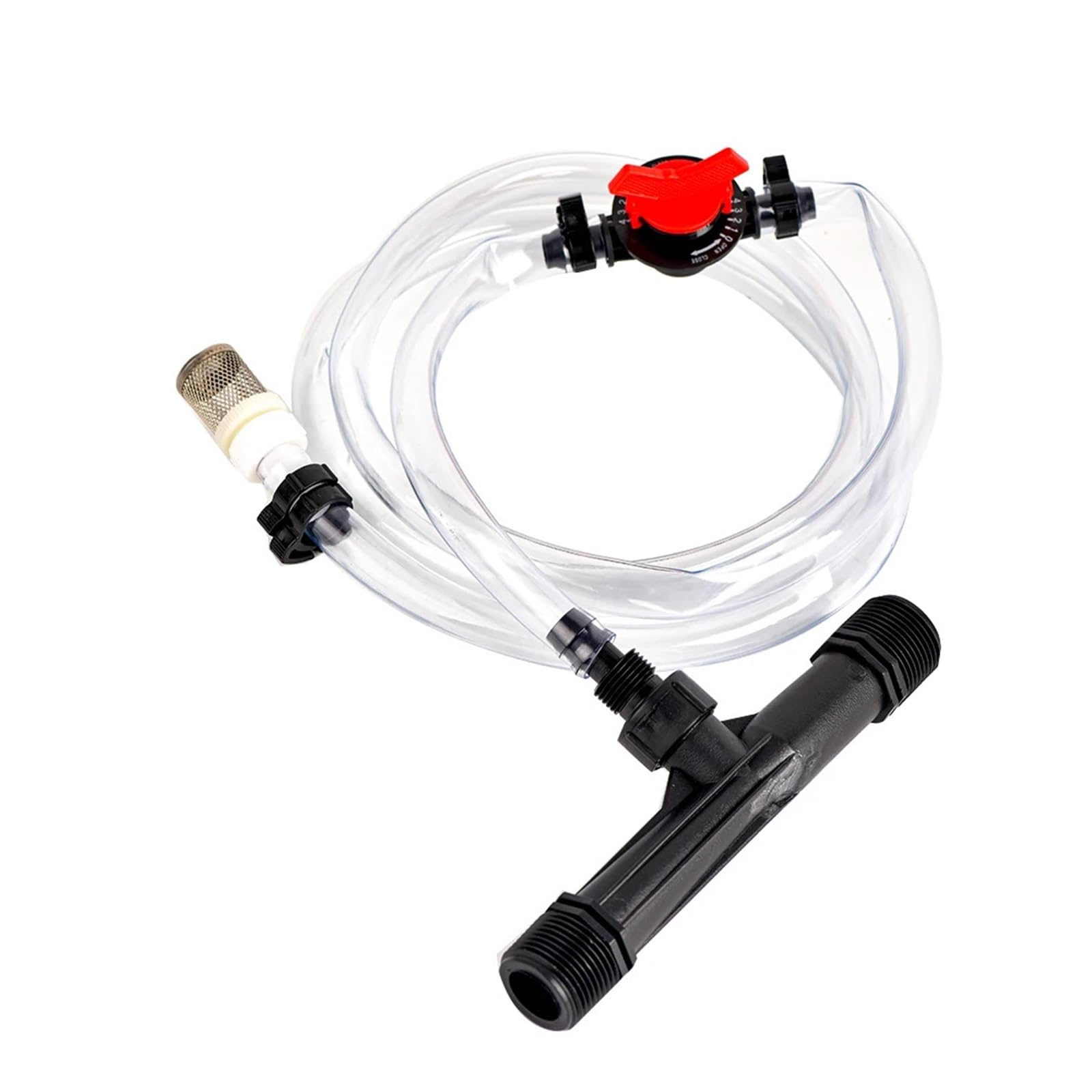 Conjunto de inyector de fertilizante Venturi for riego agrícola, accesorio de riego for invernadero con rosca de 1/2 ", 3/4", 1 "y 1,5 pulgadas(1/2")