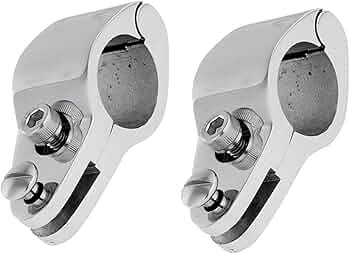 7/8" Stainless Steel Marine Boat Jaw Slide Hinged Bimini Top Hardware