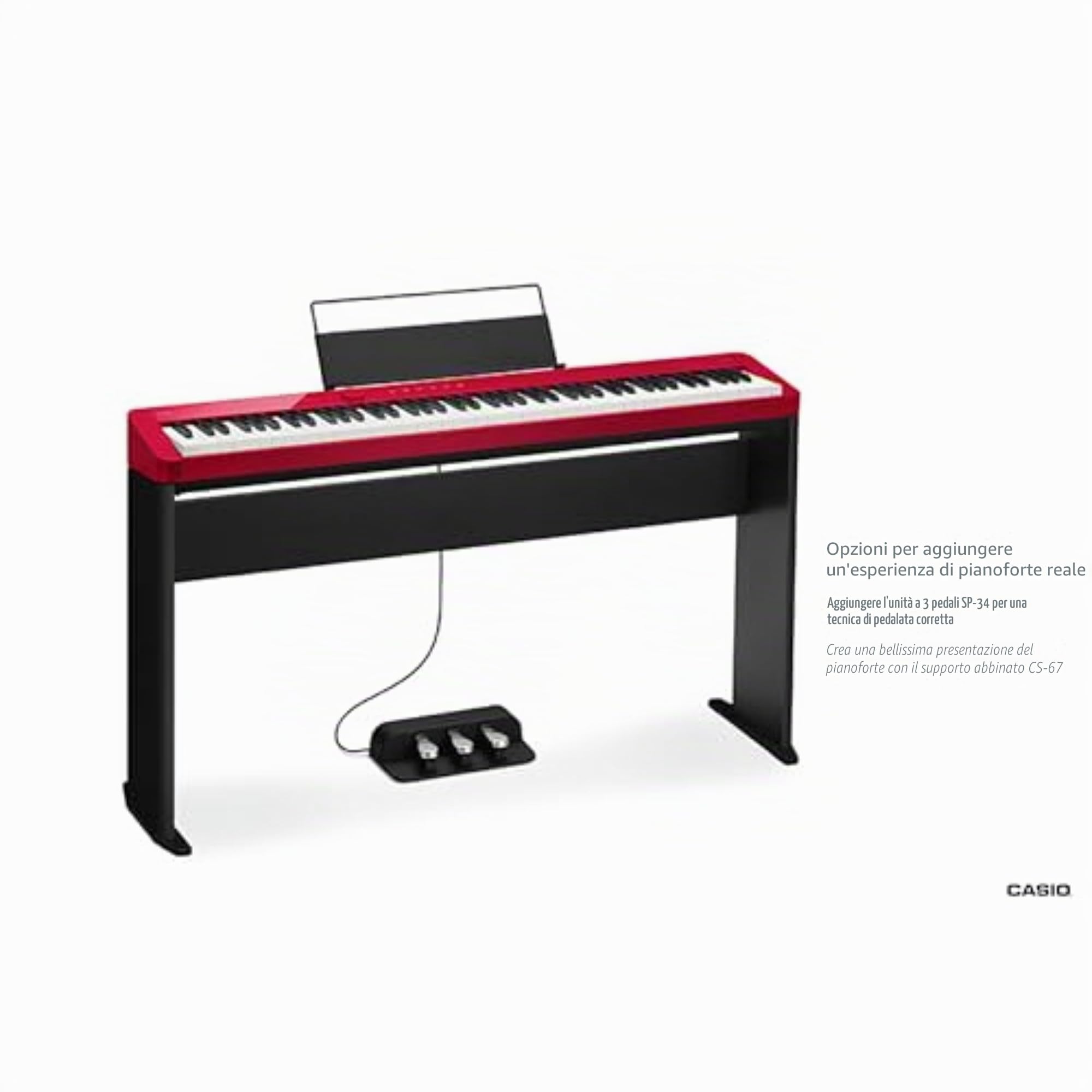 Casio, 88-Key Digital Pianos-Stage (PX-S1100RD)