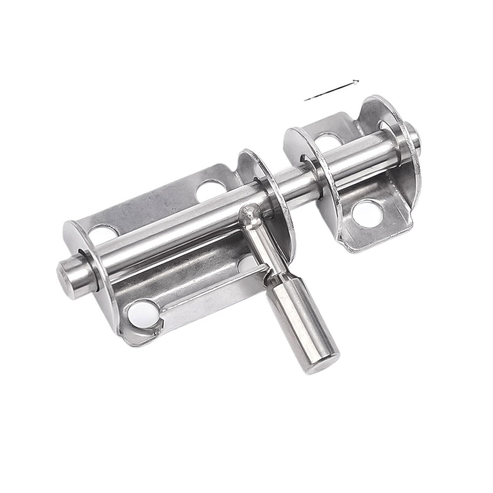 Garden Gate Lock Stainless Steel Slide Bolts Lock Gates Fences Garage Shed Toilet Drawer Door Gate Latch Home Hardware Safety(Color1,2pcs)
