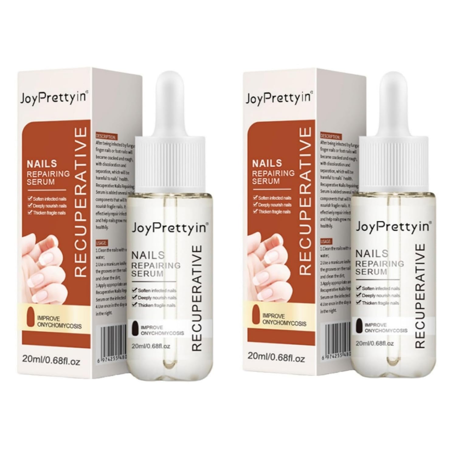 Nail Growth Serum & Strengthener - Nail Repair Essence with Keratin & Vitamins - Strengthens Brittle Nails, Promotes Fast Growth, Prevents Breakage - Cuticle Oil for Healthy Fingernails & Toenails (2)