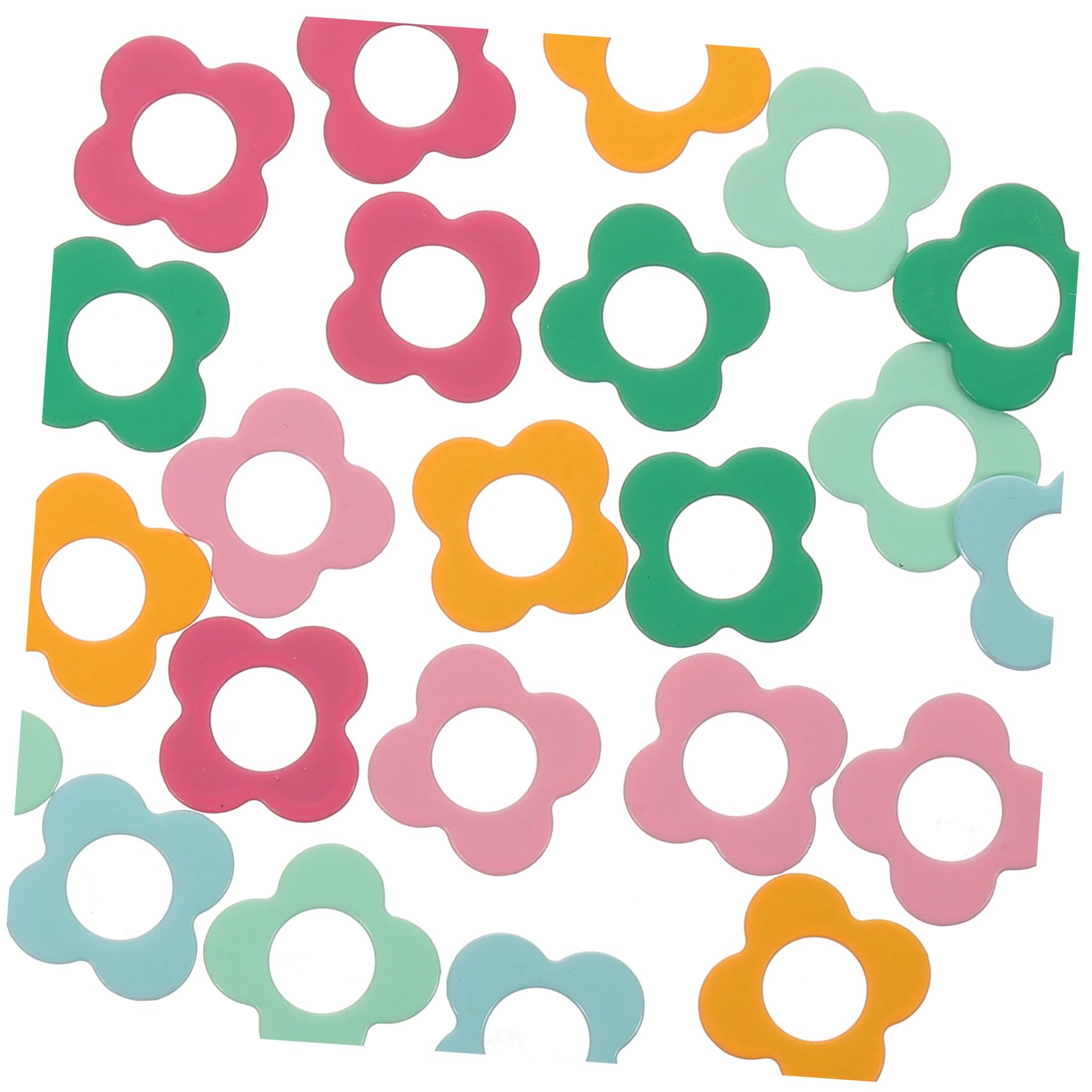 SEWACC 240piezas Marcadores De Puntos De Tejer De Metal Forma De Flor De Anillos Para Crochet y Manualidades Durable y Reutilizable Para Proyectos