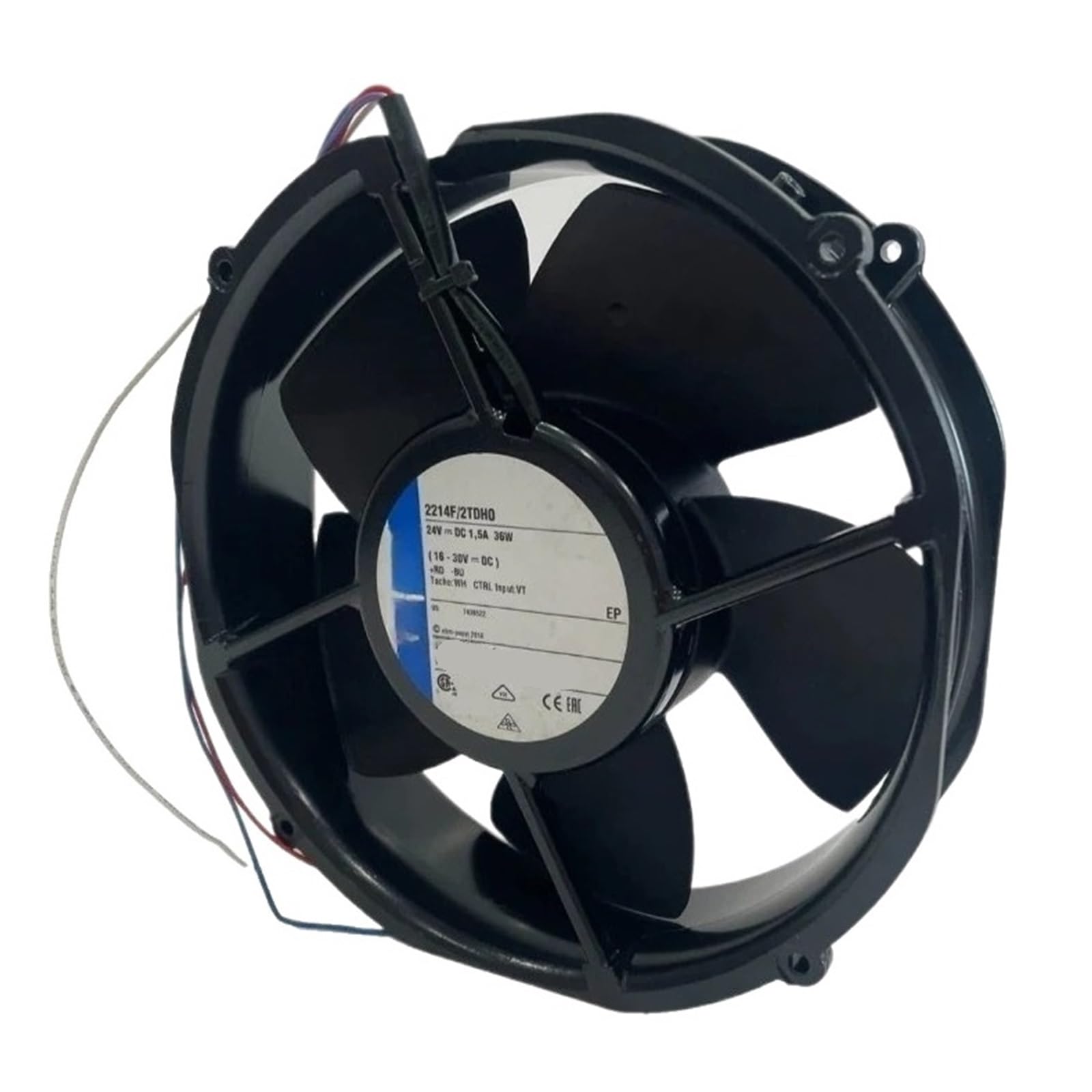Ventilateur 2214F/2TDHOU 24V 36W de refroidissement industriel compact ebm-papst