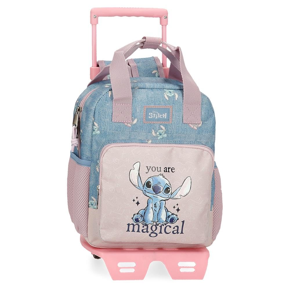 Disney Joumma Bags Stitch You are magical mochilas, mochilas escolares, mochilas infantiles, Incluye pompon decorativo, varios compartimentos