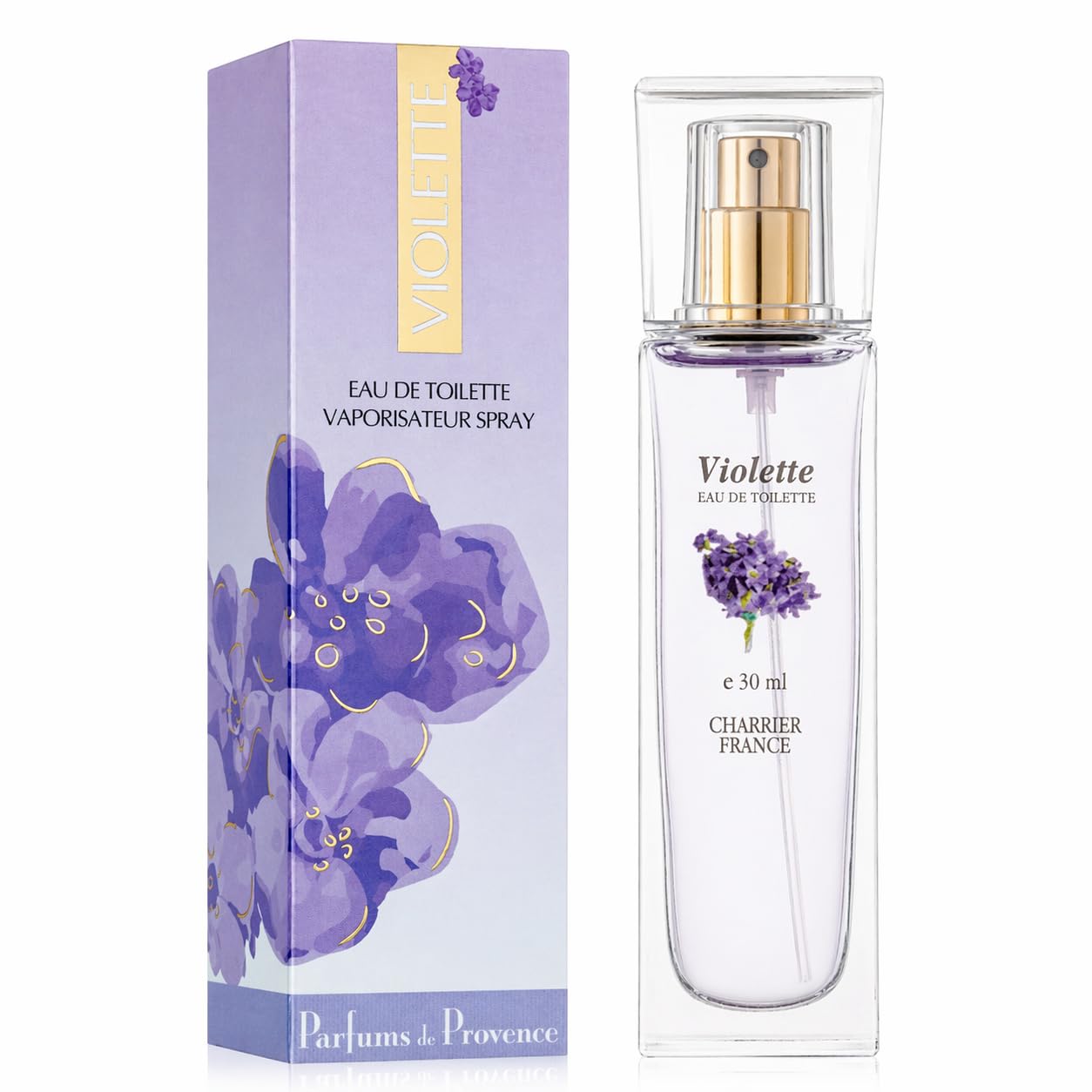Charrier Parfums Spoof zapachy seria produktów Provence Spray, woda toaletowa fiołki, 30 ml