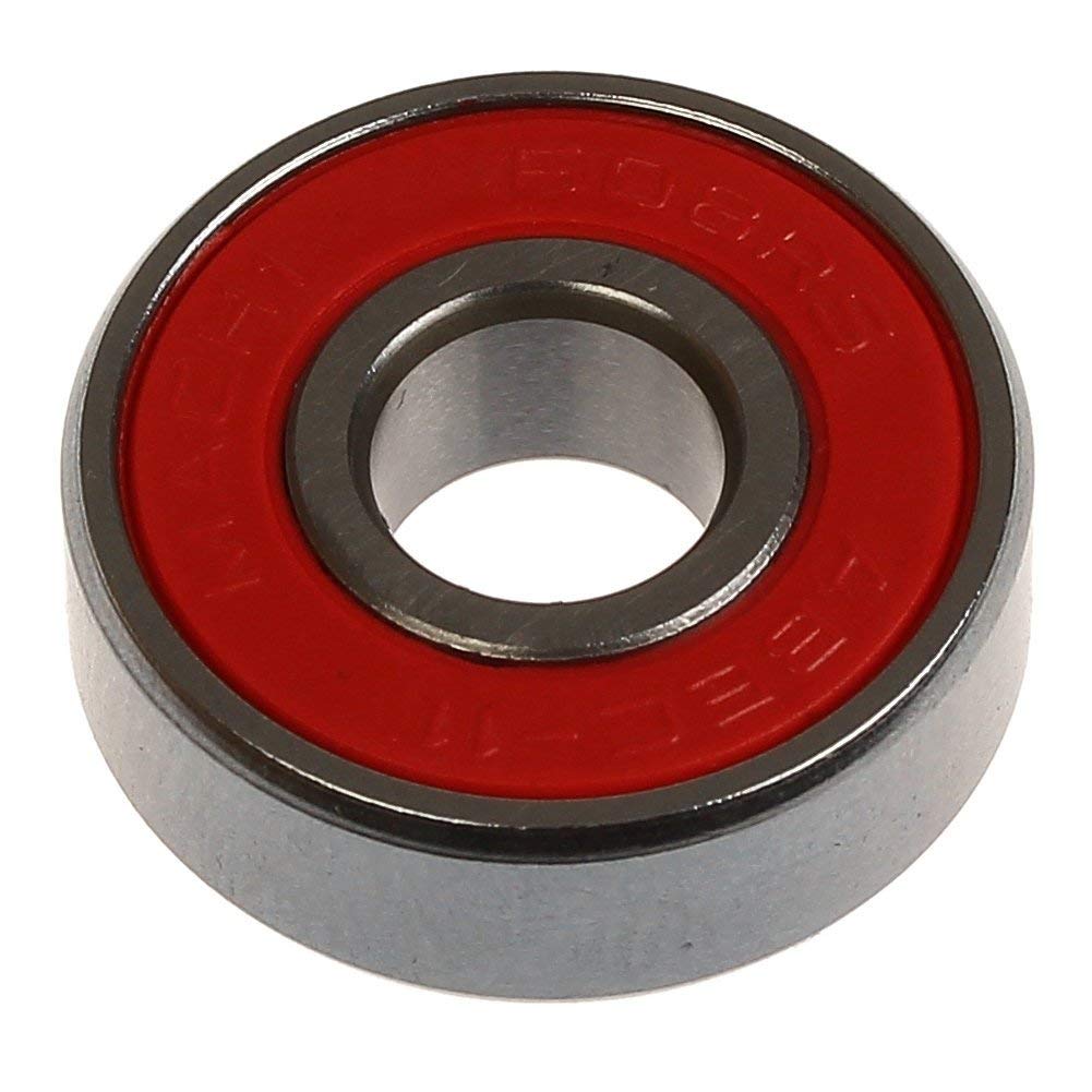 FunTomia 8, 16 ou 32 pièces 608 2RS MACH1 ABEC-9 Roulement à billes + espaceur dans une boîte en métal, par exemple pour rollers rollers, skateboard, rollerblade, waveboard et longboards
