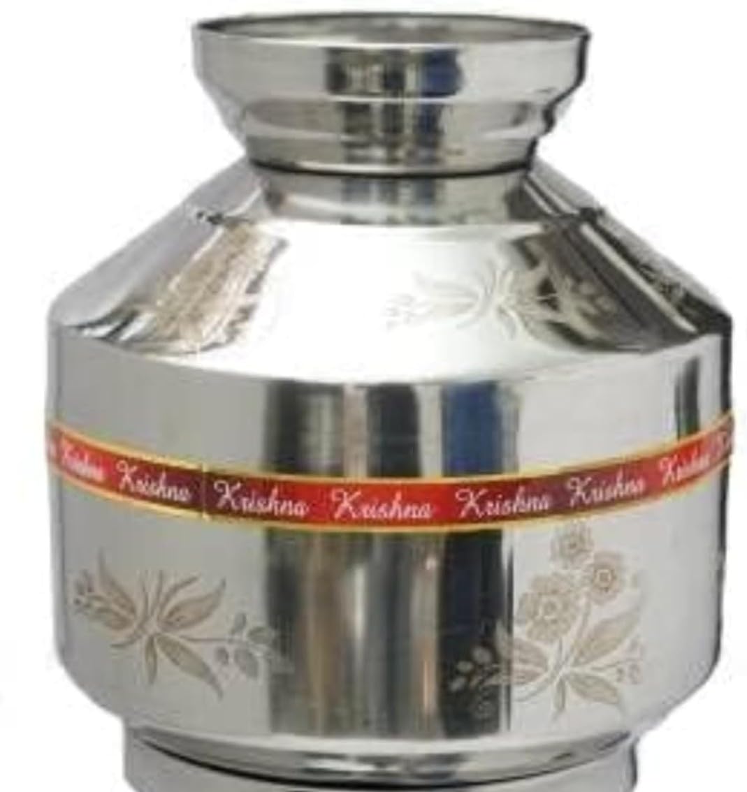 BHATI Steel Water Matka Pot, Steel Ghada (Silver, 10 Ltr, Countertop) (B09NTRJW1X) Amazon Price History, Amazon Price Tracker