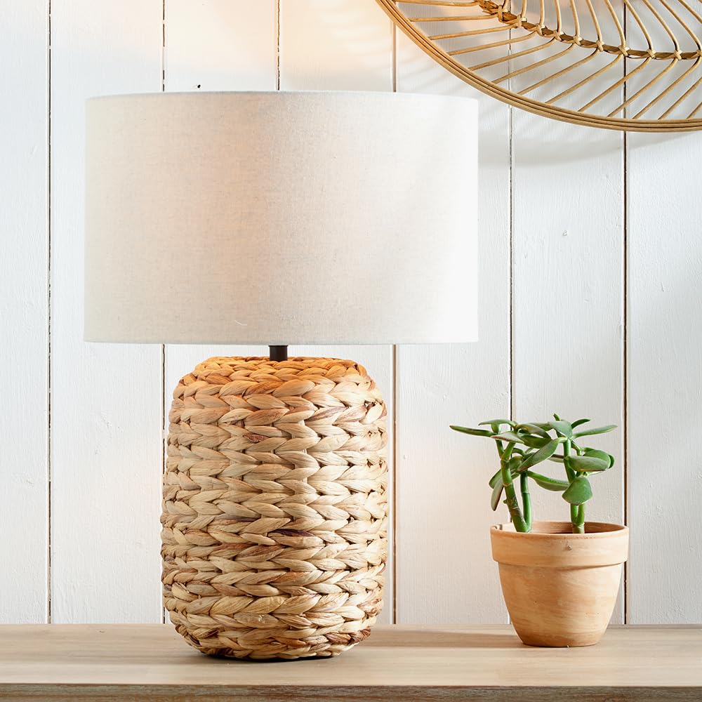 Pacific Lifestyle Zadi Table Lamp - Water Hyacinth - Natural