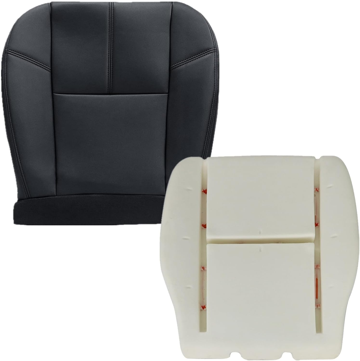 Photo 1 of e Bottom Seat Cover and Foam Cushion Compatible with Chevy Silverado Suburban Avalanche GMC Sierra Tahoe Yukon 2007 2008 2009 2010 2011 2012 2013 2014 