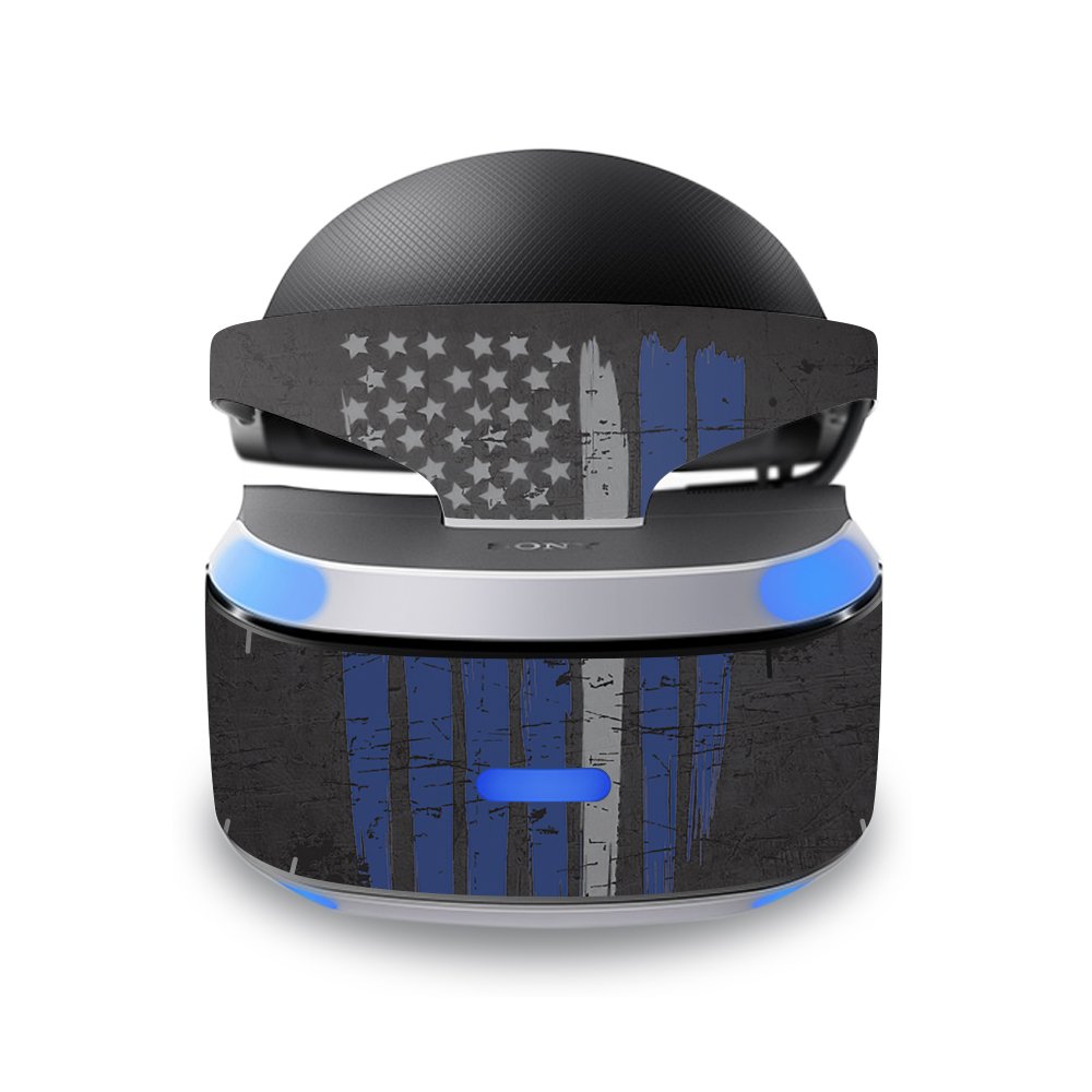 MightySkins Skin Compatible with Sony Playstation VR wrap Cover Sticker Skins Thin White Line