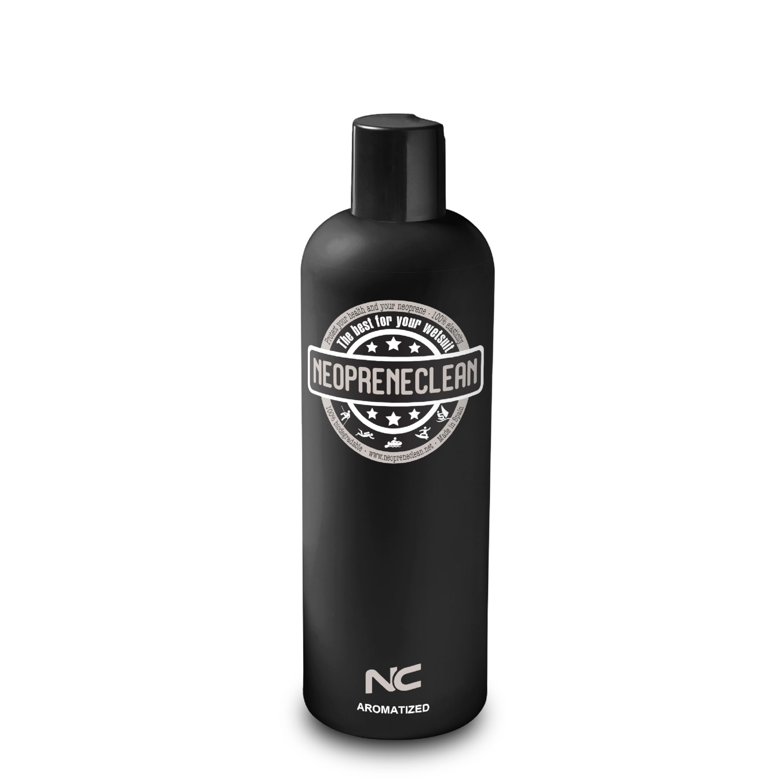NeopreneClean Reinigungsmittel für Neopren, ohne Ausspülen, 100% biologisch abbaubar, von FESURFING empfohlenes Produkt. (1 Liter, Kokosnuss)