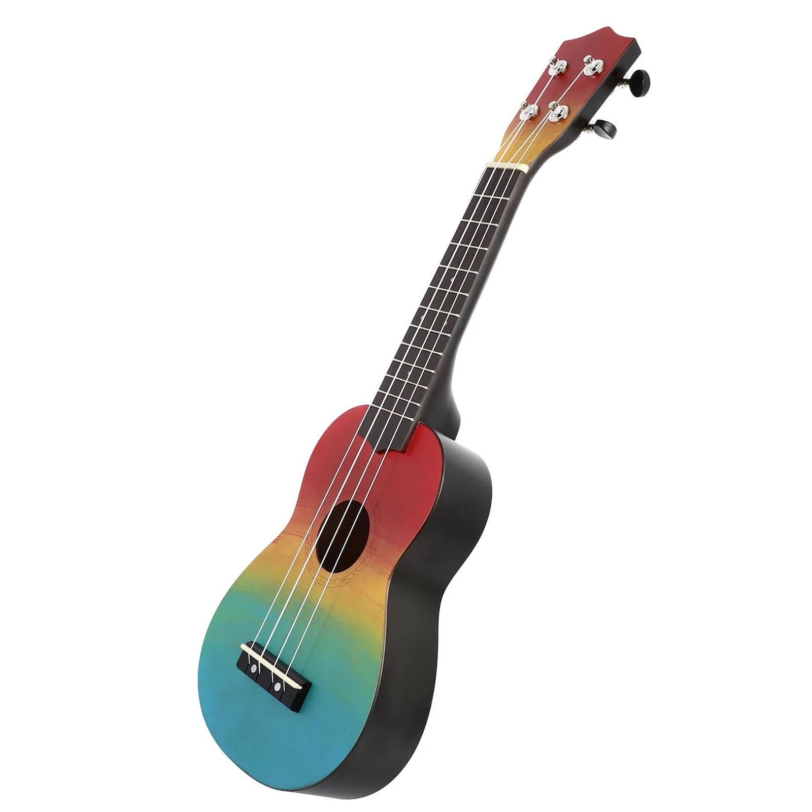 Ozdoby na instrumenty muzyczne 21 calowe drewniane ukulele dla początkujących polerowane instrumenty muzyczne