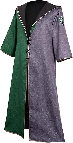 Miniatura 7 de PartyBloom Bata mágica con capucha, capa de mago, capa de mago, para adultos, para Halloween, cosplay, escuela mágica