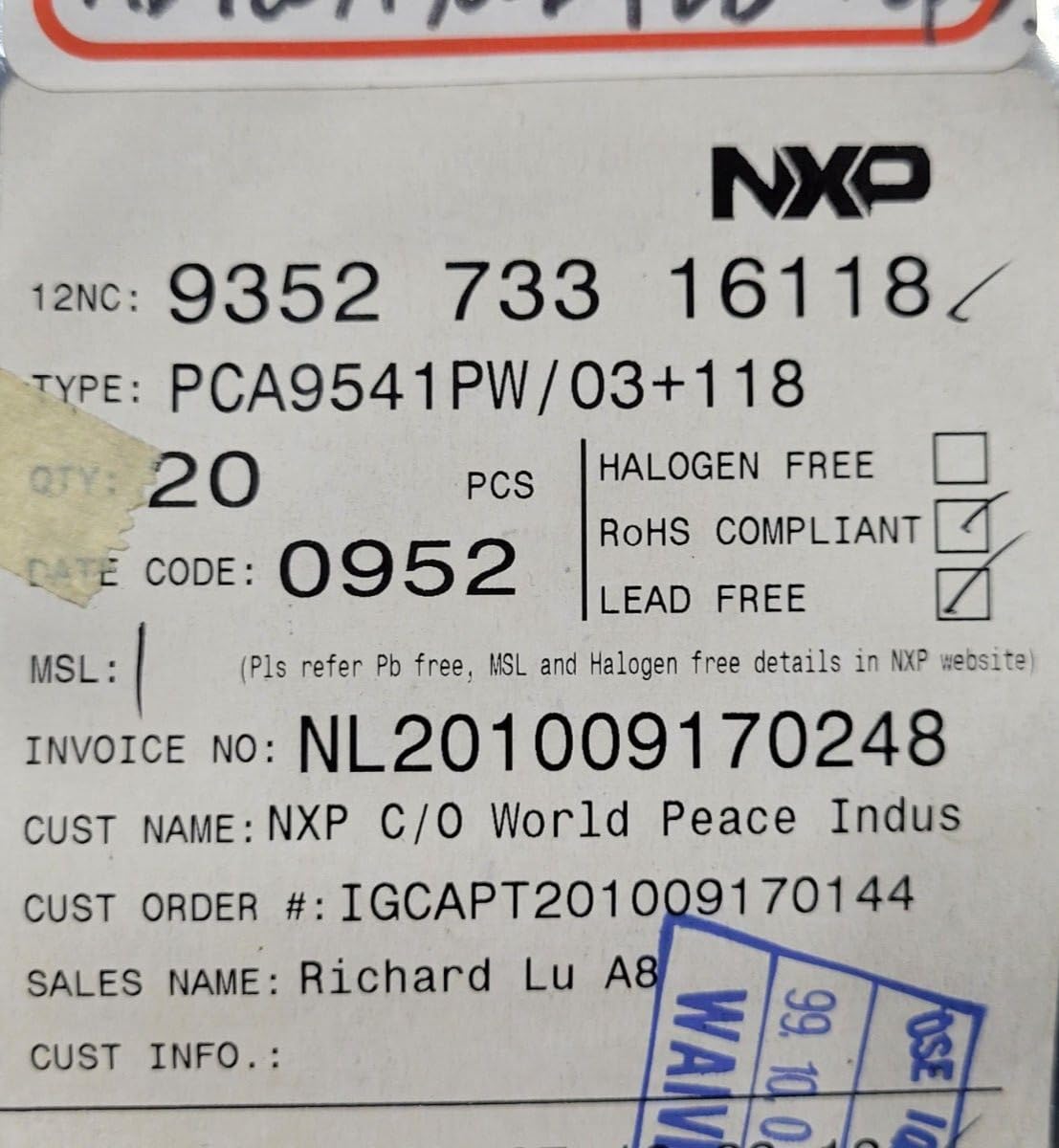 (1 PC) PCA9541PW/03 MITAC