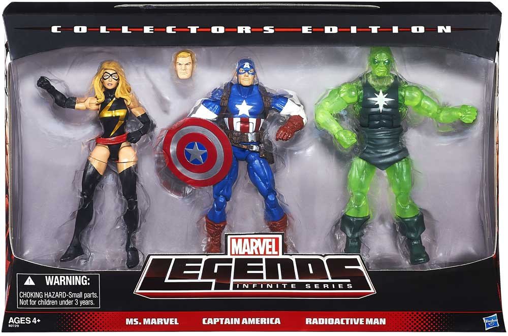 マーベルレジェンド ラジオアクティブマン Amazon.com: Marvel Legends Infinite Collectors Edition Ms. Marvel