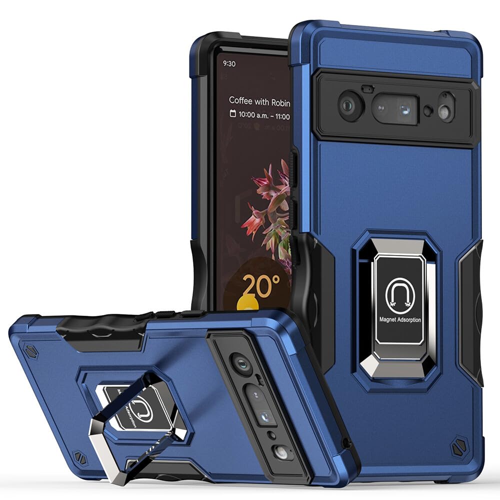 Coque silicone Google Pixel 10 Pro XL rigide et antichoc bleue - 7