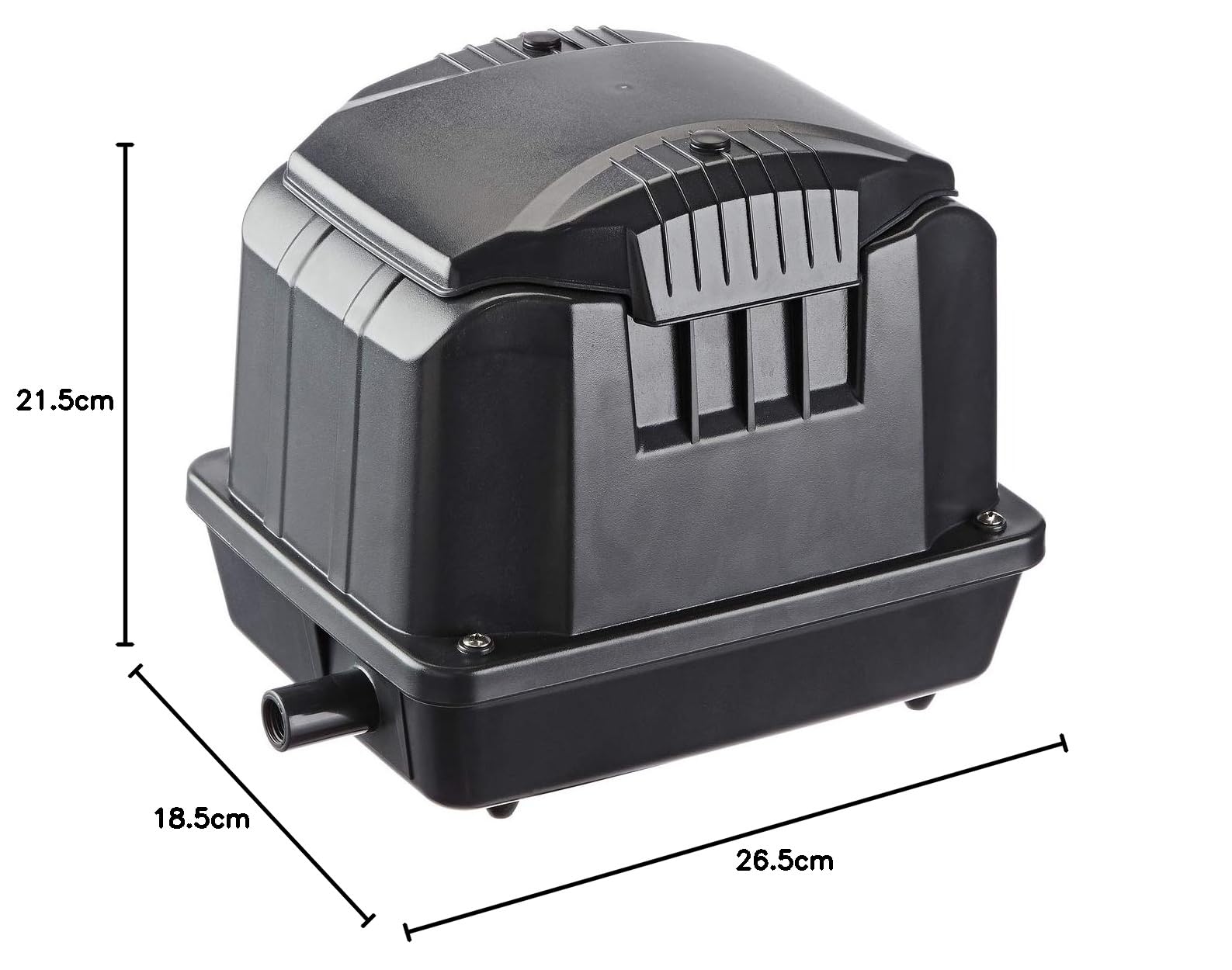 Pontec Ventilazione set PondoAir Set 3600, nero