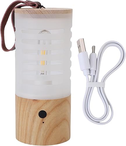 Fafeicy Camping Lantern 2700K Warm Light Battery Operated Rechargeable Stepless Dimming LED Camping Light Portable for Hiking Home Travel Outdoor