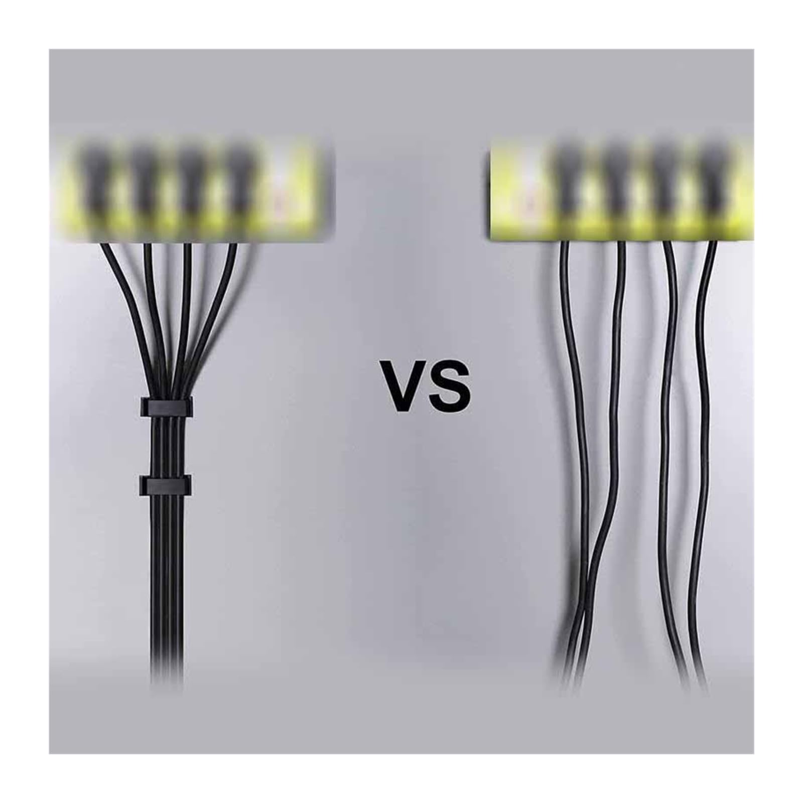 EVURU 50/100 Stück Kabelclips Organizer Drop Wire Halter Kabelmanagement Selbstklebende Kabel Feste Klemme Drahthalter Einfach zu bedienen H3CF (Color : 50pcs)