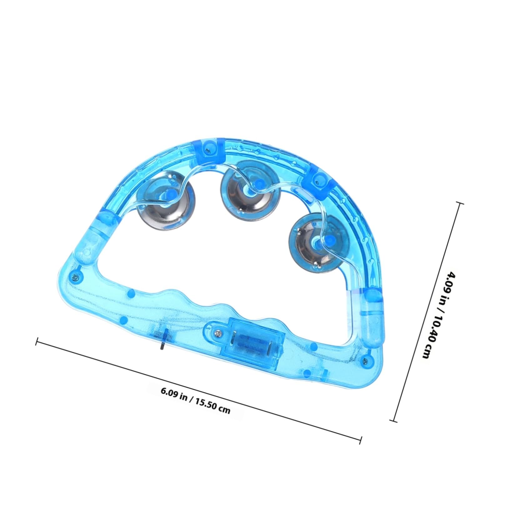 8 Piezas Panderetas Portátiles con Luces LED Accesorios Luminosos para Fiestas Instrumentos de Percusión Divertidos para Eventos y Celebraciones Color Aleatorio