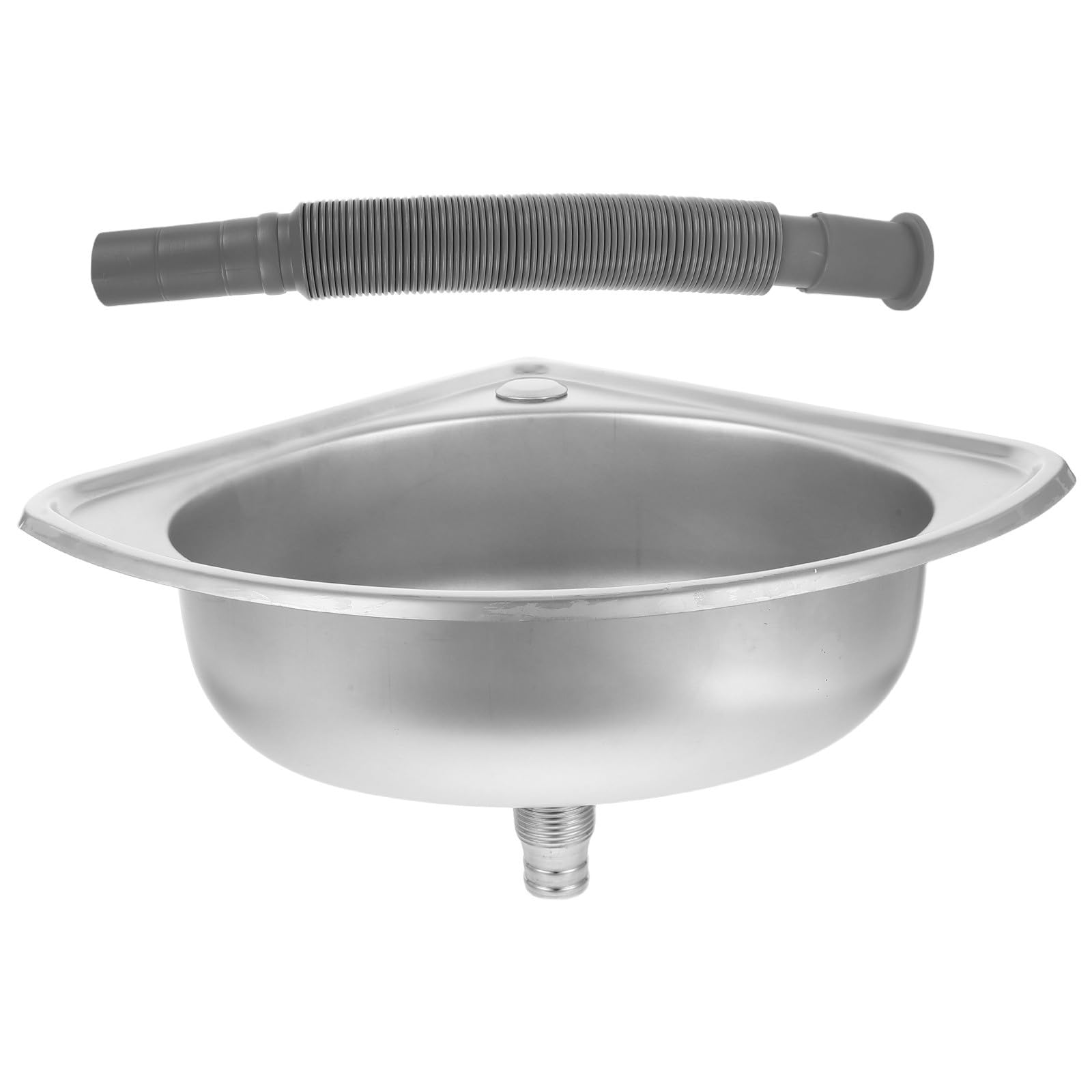 Fregadero Lavabo Sencillo Seno de Autocaravana Pequeño Acero Inoxidable para Varios estilos Diseño Multifuncional Material Resistente y para Cocinas Pequeñas y Motorhomes