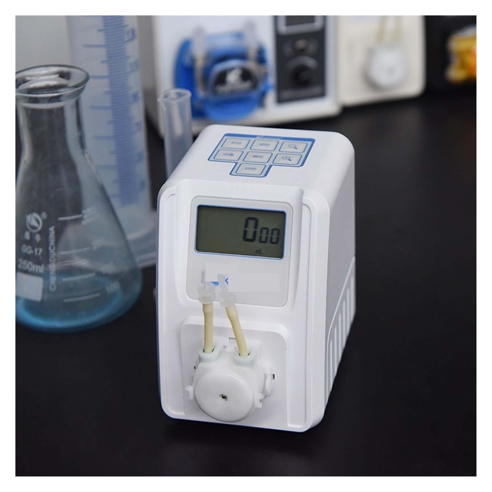 Máquina de llenado de líquidos, 33ml/min KSP-F01A bomba dosificadora peristáltica 12V DC Motor pantalla LCD dosificador de alta precisión for bomba de circulación de acuario Adecuado para líquidos con