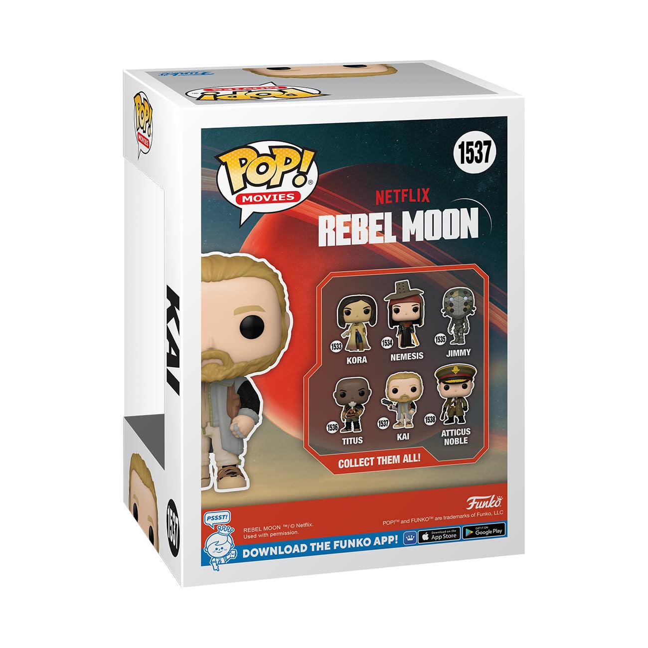 Funko Pop! Movies: Rebel Moon, Kai, Collectable Vinyl Figure, Gift Idea, Official Merchandise, Toys for Kids & Adults - Image 3