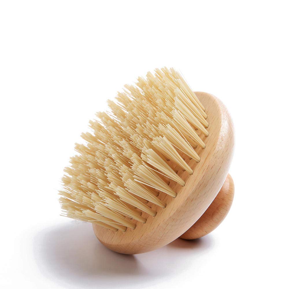 HMTE Brosse de Bain Douche épurateur de Dos de Douche Brosse de Bain à Poils Doux à Manche Court Brosse sèche Nettoyage en Profondeur améliorer l'état de la Peau