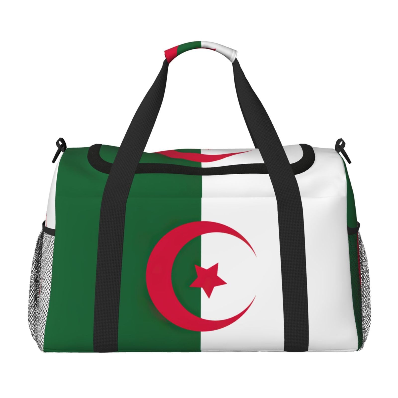 Flaga Algierii torba na ramię kobiety mężczyźni podróżna torba crossbody torebka torba na ramię torebki robocze codzienna torba hobo
