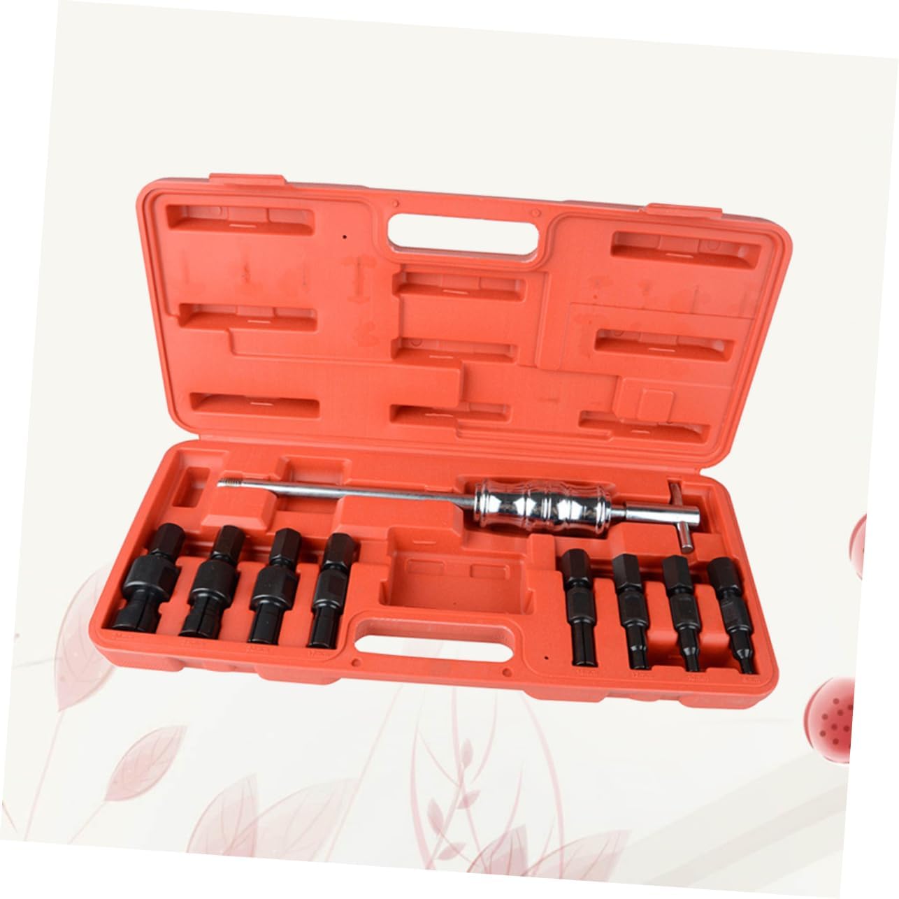 Angoily 9pc Large Sheet Metal Tool Repair Puller Set Hub Puller Bearing Puller Slide Hammer Auto Sheet Metal Tool Blind Hole Kit